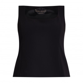 Marina Rinaldi Triacetate Body Con Top Black - Plus Size Collection