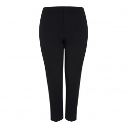 MARINA RINALDI TAPERED CIGARETTE TROUSERS BLACK - Plus Size Collection