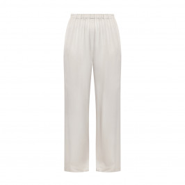 Marina Rinaldi Envers Satin Pull-On Trousers Pearl Grey  - Plus Size Collection