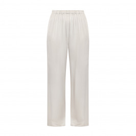 Marina Rinaldi Envers Satin Pull-On Trousers Pearl Grey  - Plus Size Collection