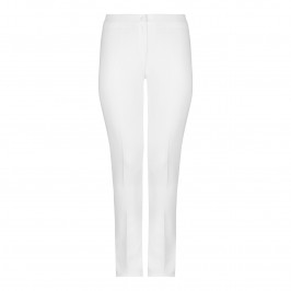Marina Rinaldi ivory tailored trousers - Plus Size Collection
