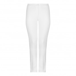 Marina Rinaldi ivory tailored trousers - Plus Size Collection