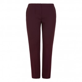 MARINA RINALDI BORDEAUX COCKTAIL TROUSERS - Plus Size Collection