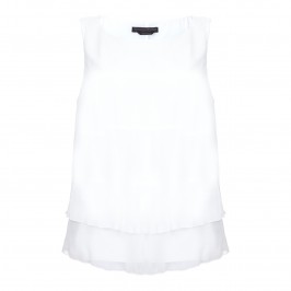 MARINA RINALDI georgette TUNIC with optional sleeves - Plus Size Collection