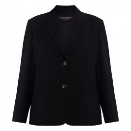 Marina Rinaldi Triacetate Blazer Black - Plus Size Collection