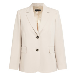 Marina Rinaldi Cady Blazer Jacket Beige  - Plus Size Collection
