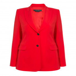 MARINA RINALDI TAILORED BLAZER SCARLET - Plus Size Collection
