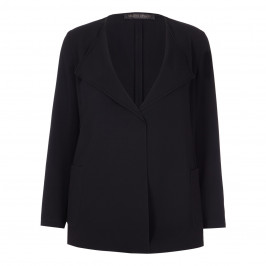 Marina Rinaldi black waterfall JACKET - Plus Size Collection