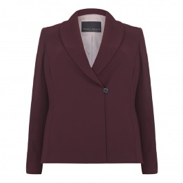 Marina Rinaldi bordeaux suiting jacket - Plus Size Collection