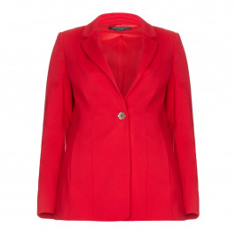 Marina Rinaldi red structured single breasted blazer - Plus Size Collection