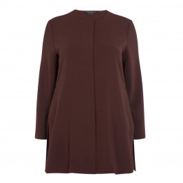 MARINA RINALDI LONG TRIACETATE JACKET - Plus Size Collection