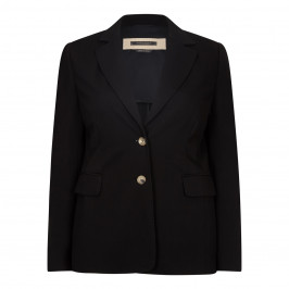 MARINA RINALDI BLACK SINGLE BREASTED BLAZER - Plus Size Collection