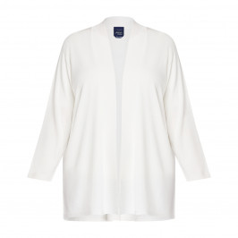 Persona by Marina Rinaldi Edge to Edge Cardigan White - Plus Size Collection