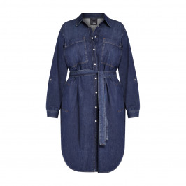 Persona by Marina Rinaldi Denim Shirt Dress - Plus Size Collection