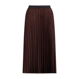 Persona by Marina Rinaldi Pleated Skirt Chocolate - Plus Size Collection