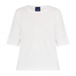 Persona By Marina Rinaldi Fine Knit Sweater White - Plus Size Collection