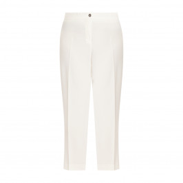 Persona by Marina Rinaldi Envers Satin Trousers White - Plus Size Collection