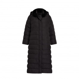 MARINA RINALDI PUFFER COAT BLACK - Plus Size Collection