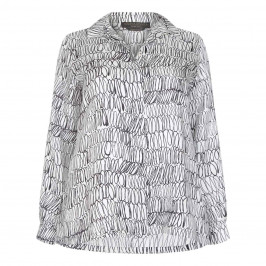 Marina Rinaldi Printed Silk Shirt - Plus Size Collection