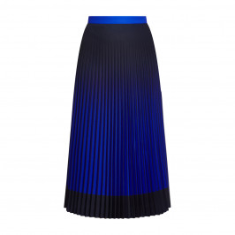 Marina Rinaldi Pleated Skirt Cobalt  - Plus Size Collection