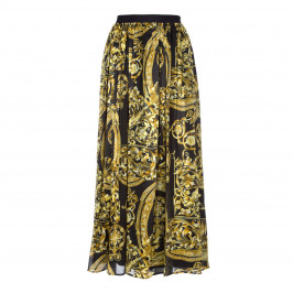 MARINA RINALDI BAROQUE PRINT SILK SKIRT - Plus Size Collection
