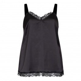 MARINA RINALDI BLACK SATIN CAMISOLE - Plus Size Collection