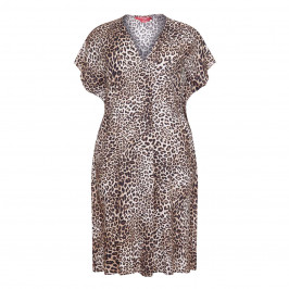 MARINA RINALDI LEOPARD PRINT DRESS - Plus Size Collection