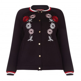 Marina Rinaldi floral embroidered sport JACKET - Plus Size Collection