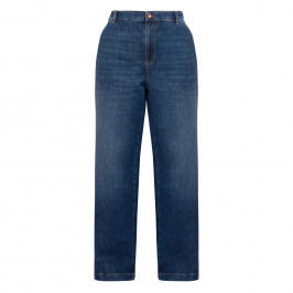 Marina Rinaldi Wide-leg Stretch Denim Jeans - Plus Size Collection