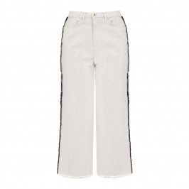 MARINA RINALDI WIDE-LEG JEANS WHITE - Plus Size Collection