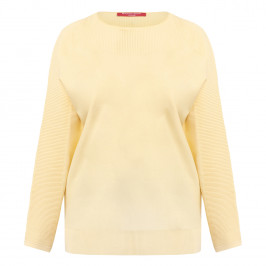 Marina Rinaldi Knitted Tunic Lemon Yellow - Plus Size Collection