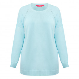 Marina Rinaldi Knitted Tunic Aqua - Plus Size Collection