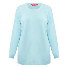 Marina Rinaldi Knitted Tunic Aqua - Plus Size Collection