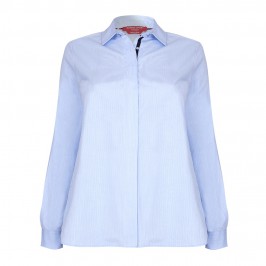 MARINA RINALDI textured sky SHIRT - Plus Size Collection