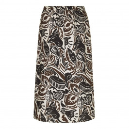 Marina Rinaldi botanical print SKIRT - Plus Size Collection