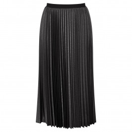 MARINA RINALDI METALLIC PLEATED MAXI SKIRT - Plus Size Collection