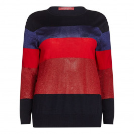 Marina Rinaldi Navy Sport Sweater - Plus Size Collection
