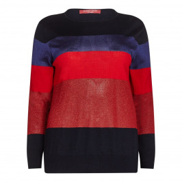 Marina Rinaldi Navy Sport Sweater - Plus Size Collection