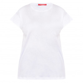 Marina Rinaldi Cap Sleeve T-Shirt White  - Plus Size Collection