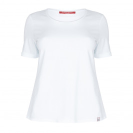Marina Rinaldi white jersey T-SHIRT - Plus Size Collection