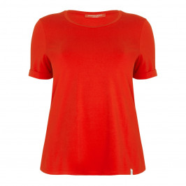 Marina Rinaldi red jersey T-SHIRT - Plus Size Collection