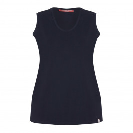 Marina Rinaldi navy cotton VEST - Plus Size Collection