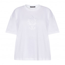 Marina Rinaldi Cotton T-Shirt White - Plus Size Collection