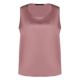 Marina Rinaldi Satin Top Dusty Pink  - Plus Size Collection
