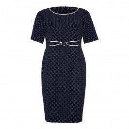 MARINA RINALDI POlka dot DRESS - Plus Size Collection