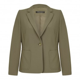 Marina Rinaldi khaki tailored JACKET - Plus Size Collection
