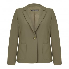 Marina Rinaldi khaki tailored JACKET - Plus Size Collection