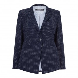 MARINA RINALDI  polka dot JACKET - Plus Size Collection