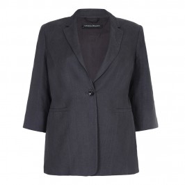 Marina Rinaldi grey linen JACKET - Plus Size Collection