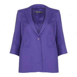 Marina Rinaldi violet tailored linen JACKET - Plus Size Collection